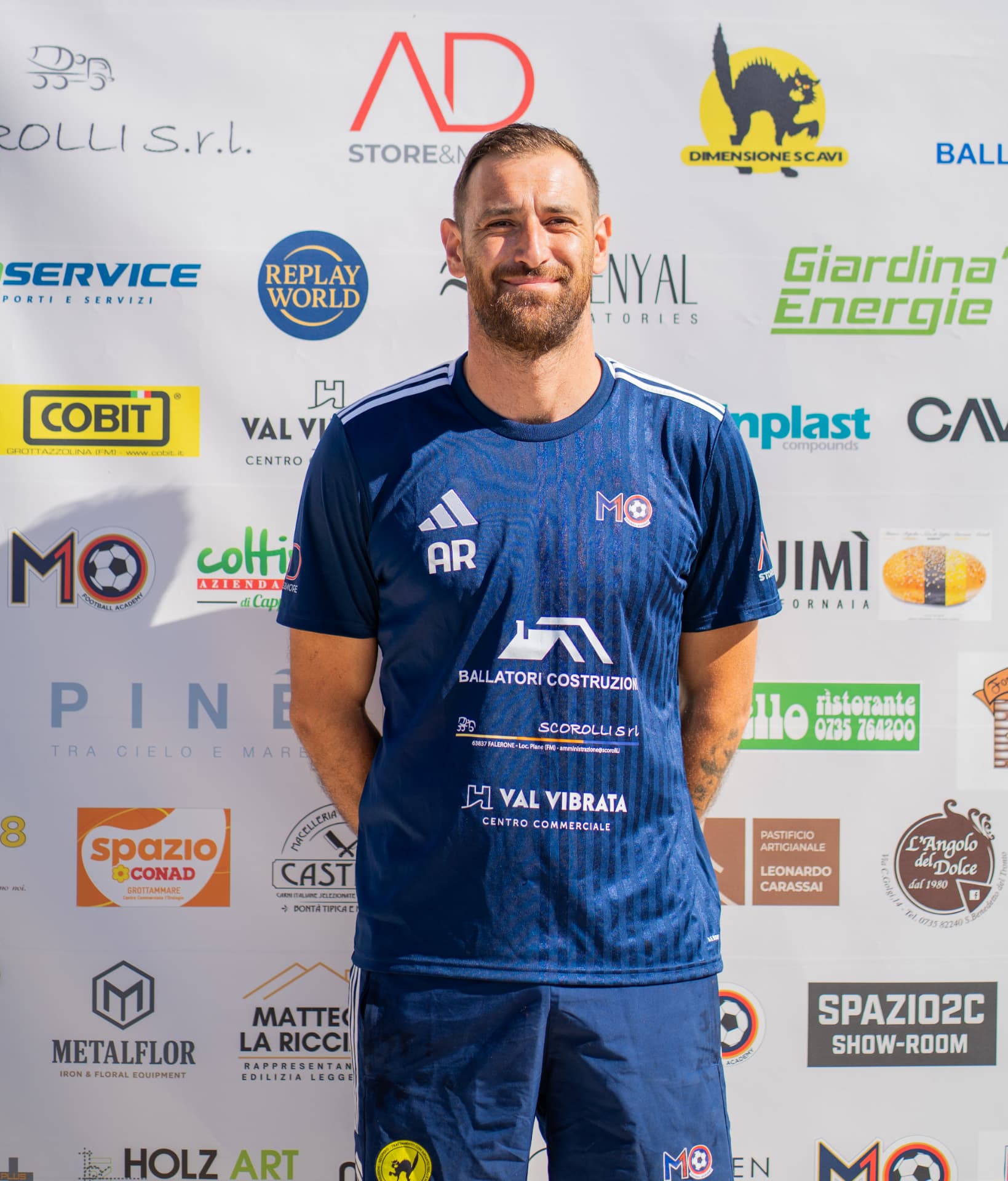 Ritratto ufficiale di Remo Amadio, preparatore dei portieri M10