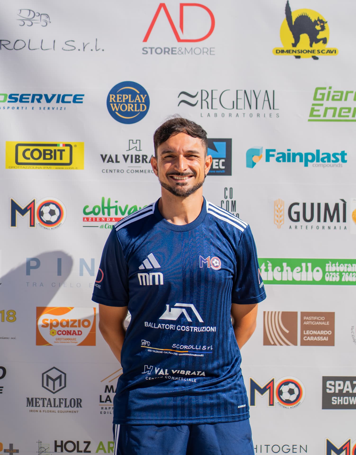 Ritratto ufficiale di Massimo Mariotti, preparatore atletico M10